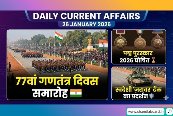 26 January 2026 Current Affairs & GK Updates