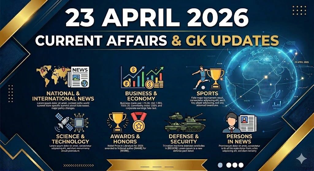 1. पूर्व सांसद संतोष कुमार को मिला 'ग्लोबल ग्रीन आइकन' अवार्ड पर्यावरण संरक्षण और हरित ऊर्जा के क्षेत्र में उत्कृष्ट योगदान के लिए पूर्व सांसद संतोष कुमार को यूनाइटेड किंगडम (UK) के हाउस ऑफ लॉर्ड्स में 'ग्लोबल ग्रीन आइकन' (Global Green Icon) पुरस्कार से सम्मानित किया गया है। यह वैश्विक स्तर पर भारत के पर्यावरण योद्धाओं की बढ़ती पहचान को दर्शाता है। 2. एशिया ज़ीरो एमिशन कम्युनिटी (AZEC Plus) बैठक भारत के विदेश मंत्री ने 'एशिया ज़ीरो एमिशन कम्युनिटी' (AZEC Plus) की महत्वपूर्ण बैठक में देश का प्रतिनिधित्व किया। इस बैठक का मुख्य उद्देश्य एशिया के देशों के बीच शून्य कार्बन उत्सर्जन लक्ष्यों को प्राप्त करने के लिए तकनीकी सहयोग और रणनीतियों को साझा करना है। 3. कर्नल शेर जंग नेशनल पार्क चर्चा में हिमाचल प्रदेश हाई कोर्ट ने हाल ही में कर्नल शेर जंग नेशनल पार्क के इको-सेंसिटिव ज़ोन (ESZ) दर्जे को रद्द करने का आदेश दिया है। यह फैसला नेशनल पार्क के आसपास के क्षेत्रों के विकास और कानूनी मानकों के बीच संतुलन को लेकर चर्चा का विषय बना हुआ है। 4. ब्लू ओरिजिन और 'न्यू ग्लेन' रॉकेट की सफलता अंतरिक्ष अन्वेषण के क्षेत्र में जेफ बेजोस की कंपनी ब्लू ओरिजिन ने अपने दोबारा इस्तेमाल होने वाले 'न्यू ग्लेन' रॉकेट की पहली सफल लैंडिंग कर इतिहास रच दिया है। यह अंतरिक्ष अभियानों को सस्ता बनाने की दिशा में एक बड़ी छलांग है। 5. ओमेगाबॉल (OmegaBall) और खेल जगत आईआईटी मद्रास द्वारा फुटबॉल का नया 'तीन-टीम' वाला फॉर्मेट OmegaBall लॉन्च किया गया है। वहीं, पश्चिम बंगाल में चमगादड़ों की सर्वाधिक प्रजातियां पाए जाने की रिपोर्ट भी विज्ञान जगत में सुर्खियां बटोर रही है। लल्लनटॉप बातें (स्टेटिक जीके) नीति आयोग: भारत के थिंक टैंक 'नीति आयोग' की स्थापना 1 जनवरी 2015 को हुई थी। इसके अध्यक्ष स्वयं प्रधानमंत्री होते हैं। IDBI बैंक: भारतीय औद्योगिक विकास बैंक की स्थापना 1 जुलाई 1964 को हुई थी, जिसका मुख्य कार्य उद्योगों को ऋण प्रदान करना है। कर्नल शेर जंग नेशनल पार्क: यह हिमाचल प्रदेश के सिरमौर जिले के सिंबलवाड़ा में स्थित है। महत्वपूर्ण प्रश्नोत्तरी (Quiz) प्रश्न: हाल ही में किसे यूके (UK) में 'ग्लोबल ग्रीन आइकन' पुरस्कार से सम्मानित किया गया है? उत्तर: संतोष कुमार (पूर्व सांसद) प्रश्न: हाल ही में चर्चा में रहा 'कर्नल शेर जंग नेशनल पार्क' किस राज्य में स्थित है? उत्तर: हिमाचल प्रदेश प्रश्न: एशिया ज़ीरो एमिशन कम्युनिटी (AZEC Plus) की बैठक में भारत का प्रतिनिधित्व किसने किया? उत्तर: विदेश मंत्री ने