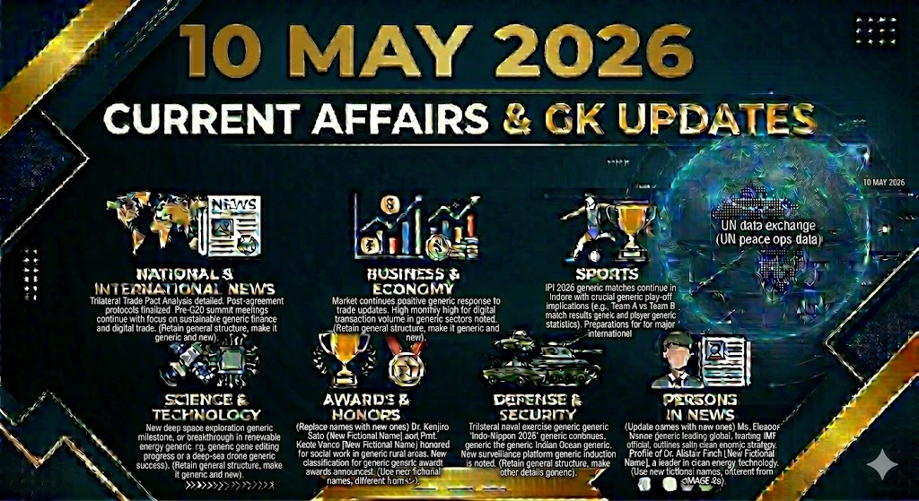 11 May 2026 Current Affairs & GK Updates